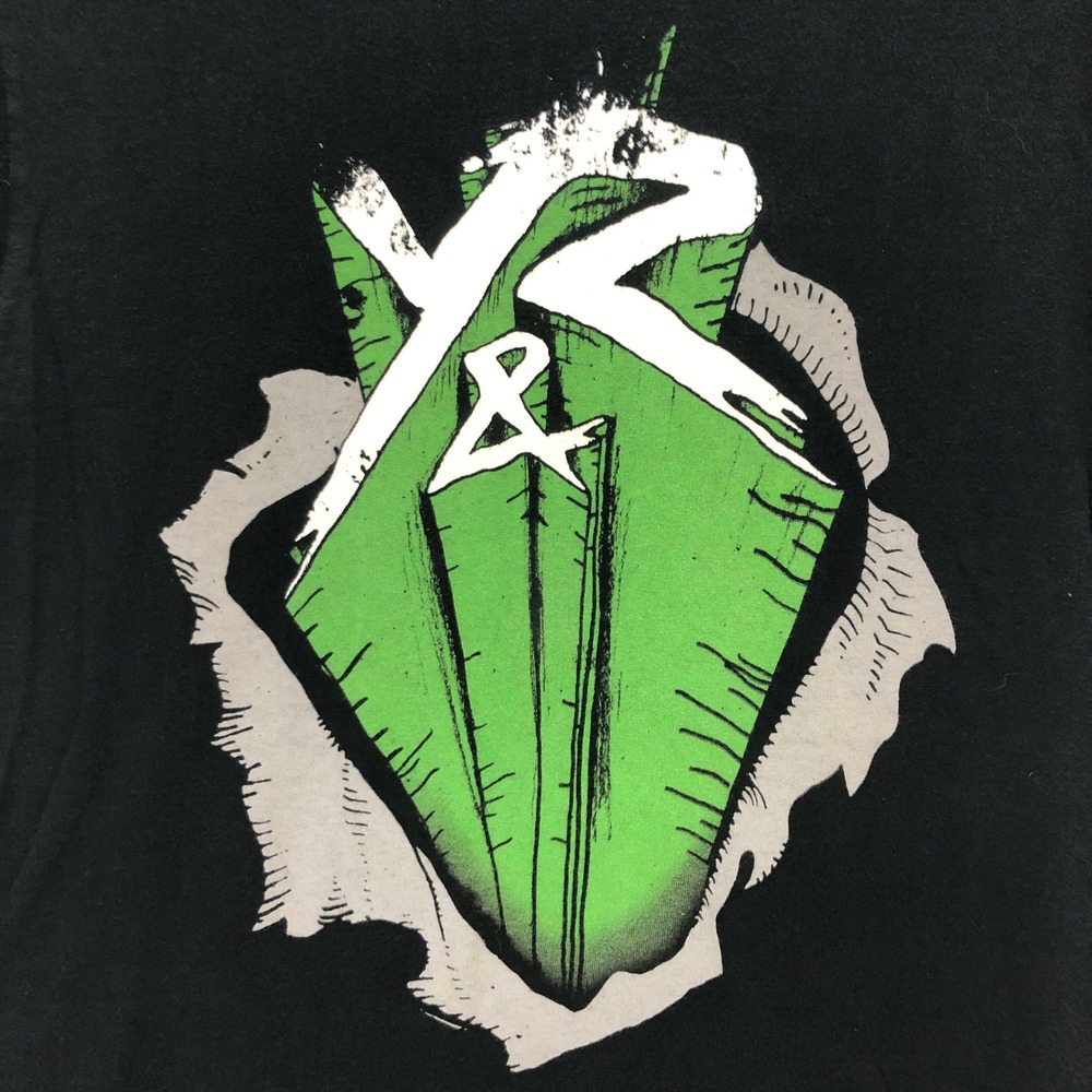 Young & Reckless T Shirt‎ Black Graphic Print Short Sleeve Men's Size M